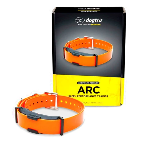 Dogtra ARC Additional Receiver Slim Ergonomic 3/4-Mile Remote Dog Training E-Collar with 127-Level Precise Control via LCD Screen