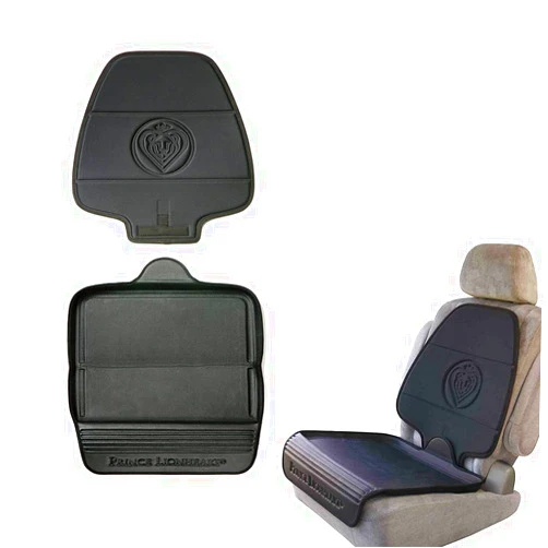 Prince Lionheart Car Seat Protector, The Only 2 Stage Seatsaver Designed with Thick Padding, Nonabsorbent, Waterproof, PVC Foam Material. Compatible With all Baby and Toddler Car Seats(Black)