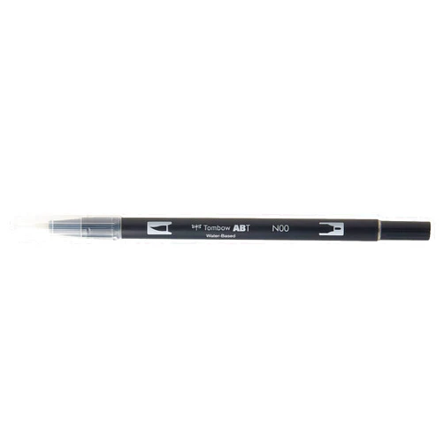 Tombow Dual Brush Pens, ABT N00, Set of 6 Pens, Colorless Blender (56645)