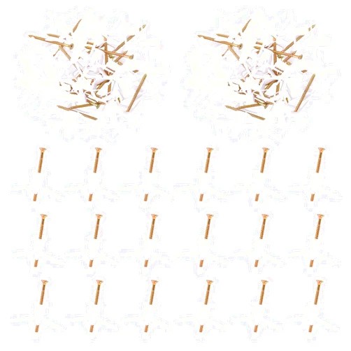 Swpeet 60Pcs White Drywall Anchor with Screw Kit - Nylon Plastic Drywall and Hollow-Wall Anchor Kit, Wall Anchor Hooks, and Hollow-Door Toggle Anchor for for Hanging Heavy Items on Drywall