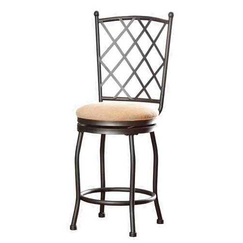 Homepop Home Decor | Metal Counter Height Bar Stools | 24