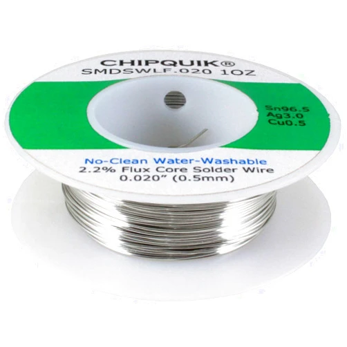 Chip Quik SMDSWLF Lead-Free Solder Wire SAC 305 Sn96.5/Ag3.0/Cu0.5 (0.020