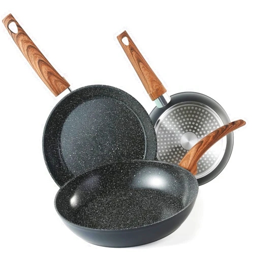 Vkoocy Non Stick Frying Pan Skillet Set, 8