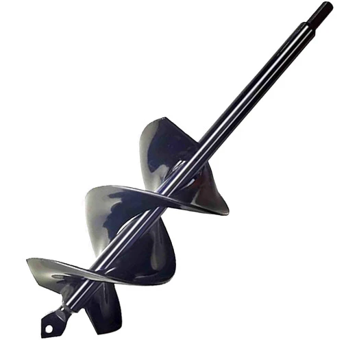 TCBWFY Garden Auger Drill Bit for Planting 3x12inch,Solid Core Shaft Garden Auger Spiral Drill Bit,Planting Auger for Bulb Planting Bedding Plants,Hole Digger for 3/8