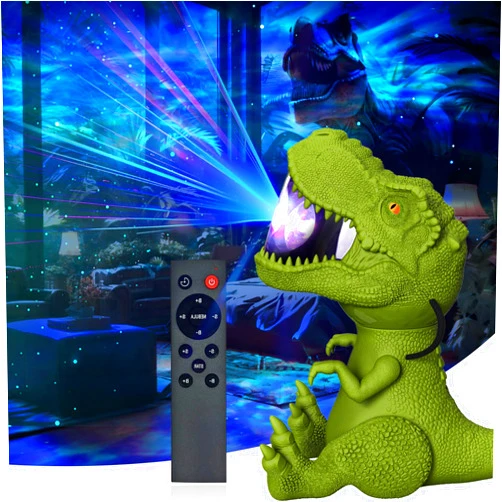 Awanhe Dinosaur Galaxy Projector, Star Projector with Timer and Remote, Dinosaur LED Nebula Night Light for Kids, Adults, Room Decor, Gifts for Birthdays, Halloween, Christmas
