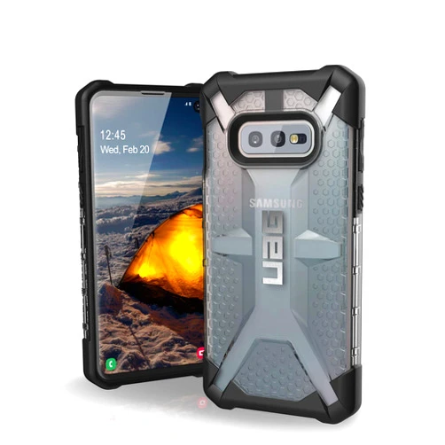 URBAN ARMOR GEAR UAG Designed for Samsung Galaxy S10e [5.8-inch Screen] Plasma [Ice] Military Drop Tested Phone Case