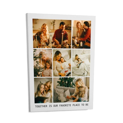 Trola Custom Canvas Prints with Your Photos Canvas Customized Canvas Collage Prints Pictures Custom Print Your Photo on Canvas Personalized Wall Art Besties Pet Gifts for Women Framed Valentines Day 7 Photo