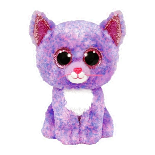 Yuanpulalala Beanie Boo Atlas Fox Wynnie Patty Phoneix Ophelia Slippers Lzzy Heather Unicorn Cat Animal Plush Doll 6inch (Cassidy Cat)