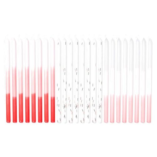 Papyrus Birthday Candles, Pink Ombre (24-Count)