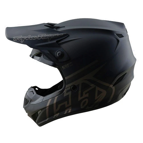 Troy Lee Designs Youth GP PRO Helmet; Mono Black LG