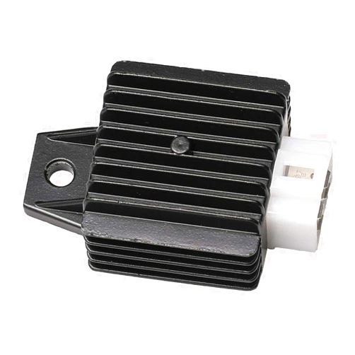 HERIS 12V 4 Pin Voltage Regulator Rectifier Replacement for GY6 QMB139 157QMJ 50cc-125cc ATV Scooters Go Karts Quad Compatible with 4 Wheelers Moped Dune Buggy Sandrail Roketa Taotao Sunl Jonway