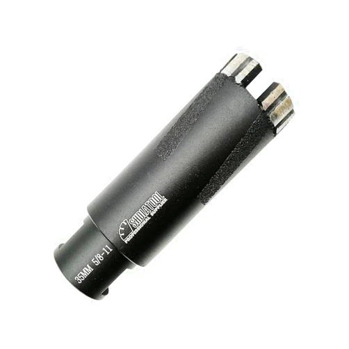 SHDIATOOL Diamond Core Drill Bits 1-3/8 Inch for Hard Stone Concrete Marble Granite Brick Laser Welded Dry or Wet Hole Saws 35mm