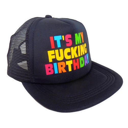 Sterling James Co. Funny Happy Birthday Hat - Birthday Decorations - 21st - 30th - 40th - 50th - Funny Adult Party Supplies Multi