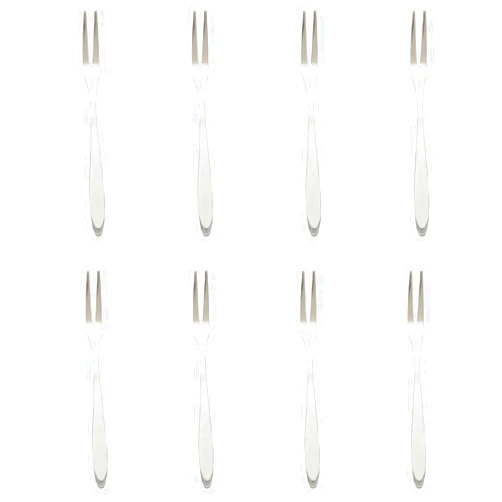 BOUYOTA 8 Pieces Pickle Forks, 5 Inches Handle Olive Fork, Stainless Steel Cocktail Forks, Pickle Grabber, Pickle Picker, 2 Prong Dessert Forks, Fruit Fork
