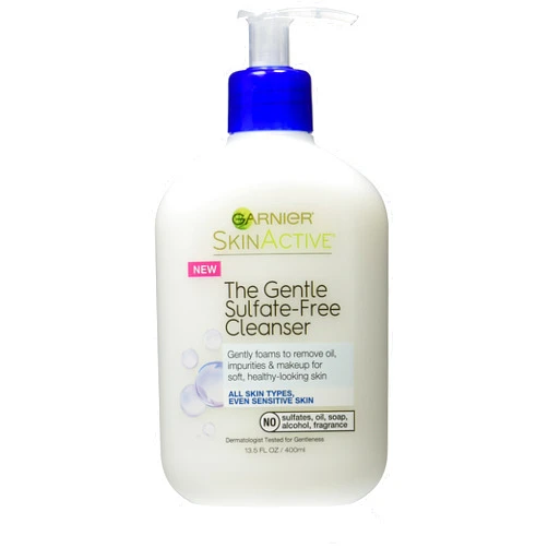 Garnier SkinActive The Gentle Sulfate-Free Face Wash, All Skin Types, 13.5 fl. oz.