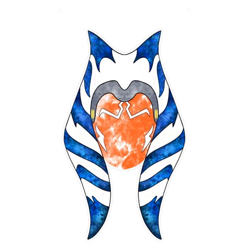 HJ Media Magnet Ahsoka Worn Magnetic Vinyl Sticker 5