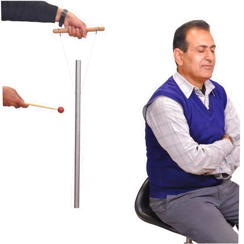 TFS 999 Hz Healing Tuned Pipe Louder Than Tuning Fork with Mallet, Hand Stand