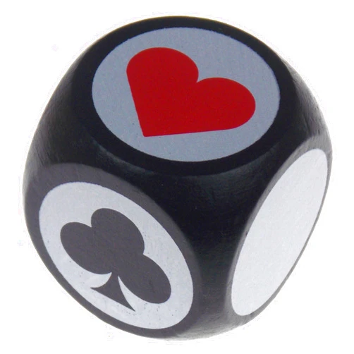 Hickoryville Black & White Trump Suit Marker Indicator with Large Pips for Euchre Bridge Pinochle and Other Card Games 1.6