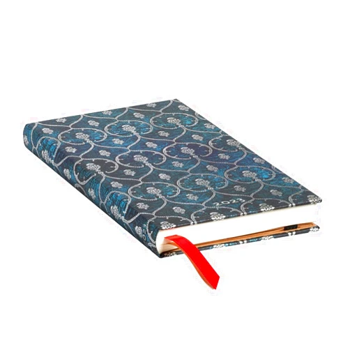 Paperblanks 12 Month Planners 2023 Blue Velvet | Horizontal | Slim (95 × 180 mm)