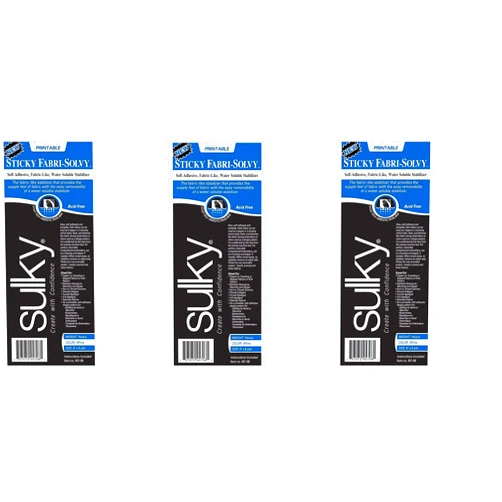Sulky Fabri-Solvy stabilizer, 8