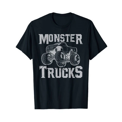 ATV Monster Trucks Art Vintage Design Designs Monster Truck | Retro Vintage Off Road Tee T-Shirt