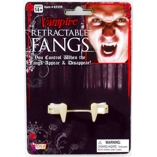 Forum Novelties Retractable Vampire Fangs Adult