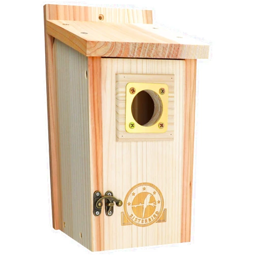 SISTERBIRD Bird Houses for Outside Clearance with Copper Guard, Cedar Bird House Outdoor, Bluebird Finch Swallow Wren Chickadee