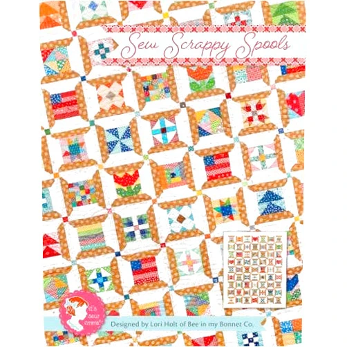 It's Sew Emma Sew Scrappy Spools Quilt Pattern, Multi