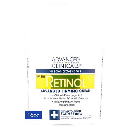 Advanced Clinicals Retinol Body Lotion Moisturizer Face Lotion & Body Cream | Crepey Skin Care Treatment Targets Look Of Crepe Skin, Wrinkles, Sagging Skin, & Sun Damaged Skin, 16 Oz