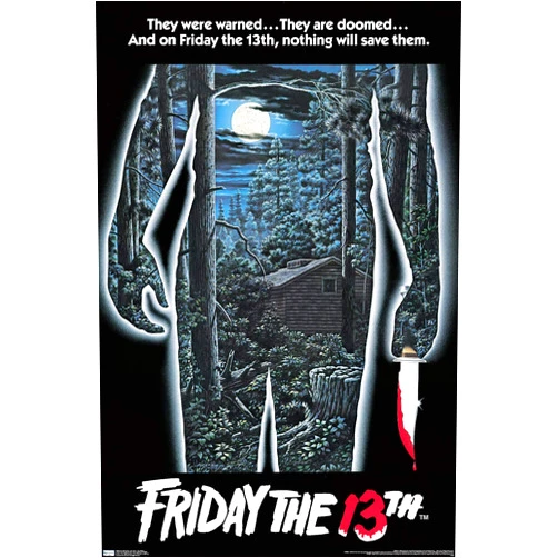 Trends International 24X36 Friday The 13Th - One Sheet Wall Poster, 24