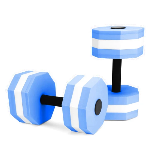 Carperipher Aquatic Dumbbells, Set of 2 Water Aerobic Exercise Foam Dumbbell Pool Resistance, Detachable Water Aqua Fitness Barbells Hand Bar Exercises Equipment for Weight Loss