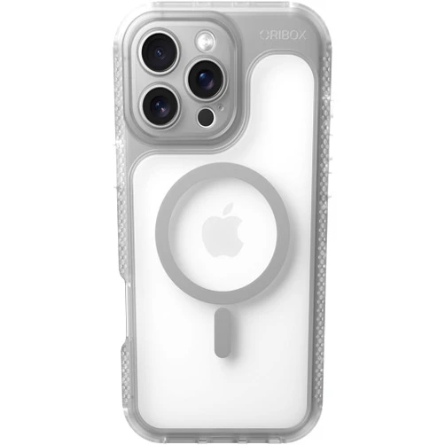 ORIbox Seralyn Series for iPhone 16 Pro Max Case - MagSafe Compatible, Triple-Layer Shockproof Protection, Crystal-Clear Back with Elegant Matte Frame(6.9