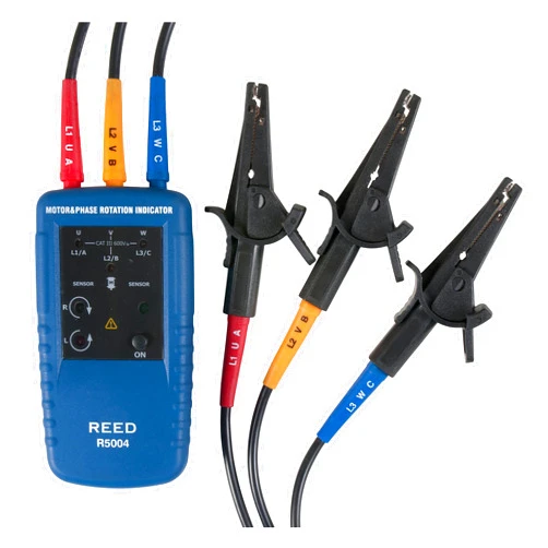 REED Instruments R5004 Motor Rotation and 3-Phase Tester