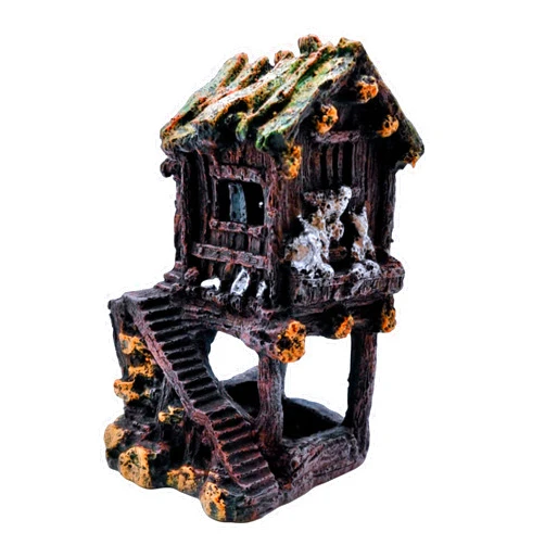 M2cbridge Aquarium Decorations Fish Hideout House Shelter Betta Cave (Style D)