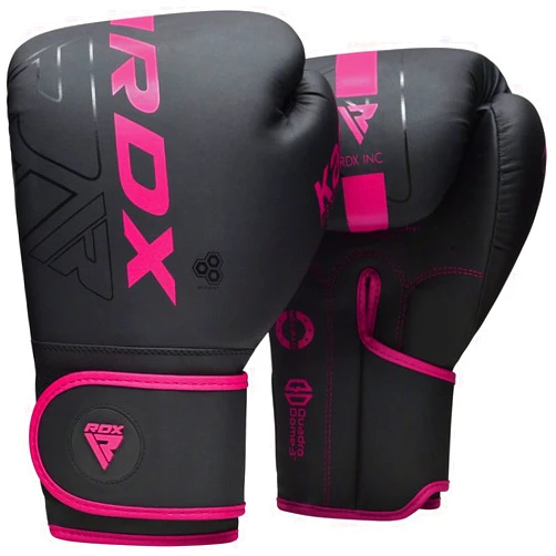 RDX Women Boxing Gloves, Pro Training Sparring, Maya Hide Leather, Muay Thai MMA Kickboxing, Adult, Heavy Punching Bag Focus Mitts Pads Workout, Ventilated Palm, Multi Layered, 8 10 12 14 16 Oz