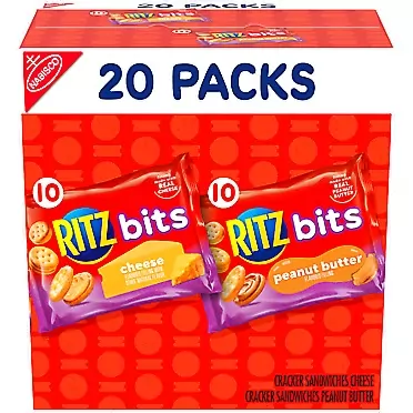 Ritz Bits Cheese and RITZ Bits Peanut Butter, 1.4 lb