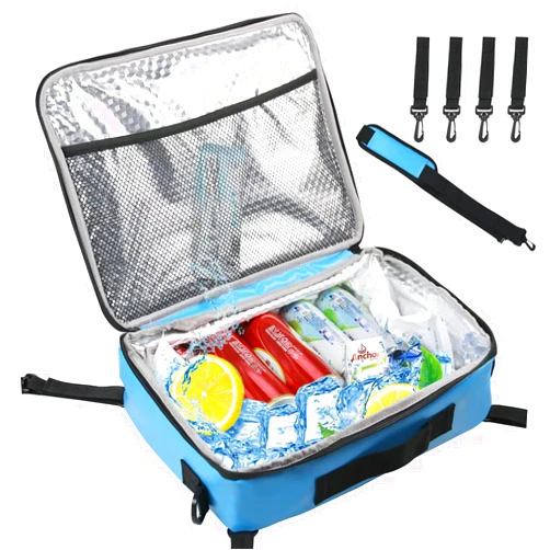 SWAIGGER Deck Bag-SUP Cooler Bag/Waterproof Phone Bag, Mesh Top Pocket, Portable Suction Cup Zipper