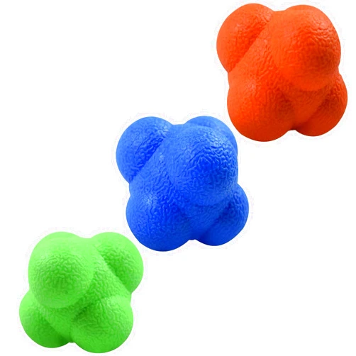 AIRLAXER Reaction Ball,Reflex Ball for Hand Eye Coordination Training,2.83 inch,Pack of 3-Orange,Blue,Green