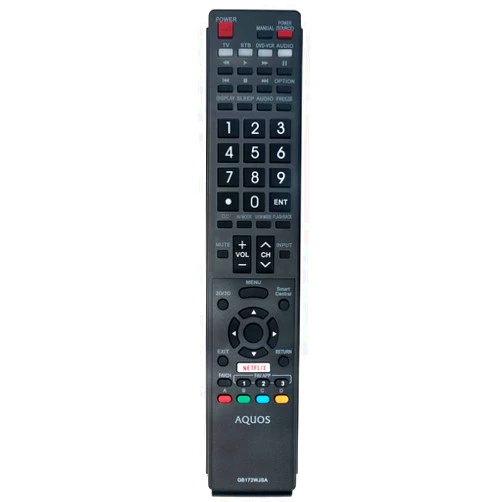 ZdalaMit GB172WJSA Replace Remote Applicable for Sharp Aquos TV LC-70LE660U LC-80LE661U LC-70C6600U LC-70EQ30U LC-70LE661U LC-60EQ30U LC-60LE661U LC-60LE660U LC-60C6600U LC70LE660U LC80LE661U LC70C6600U