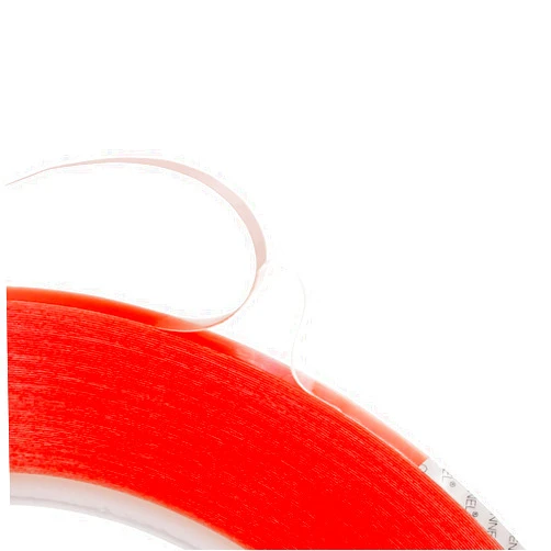 GENNEL 3mm x 25M Clear Thin Double Sided Strong Adhesive Acrylic Tape (1/8
