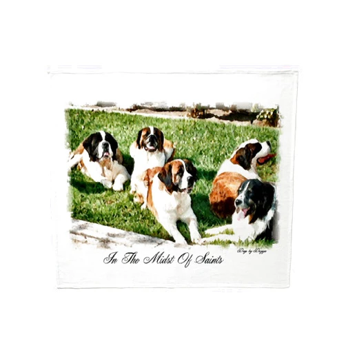 CafePress Saint Bernard Throw Blanket Super Soft Fleece Plush Throw Blanket, 60