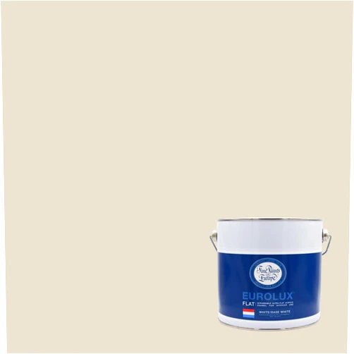 Fine Paints of Europe Martha by Martha Stewart Interior Paint, Eurolux Interior Flat 2.5L Gull White