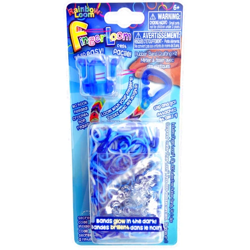 Rainbow Loom Red Finger Loom (Blue)