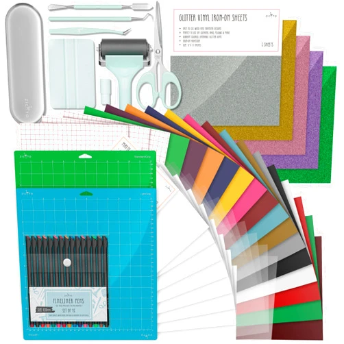 ZICOTO The Ultimate Accessories and Supplies Bundle for Cricut Makers and All Explore Air - The Perfect Bundle/Tool Kit for Beginners, Pros and Skilled Crafters - Instantly Create Amazing Crafting Projects
