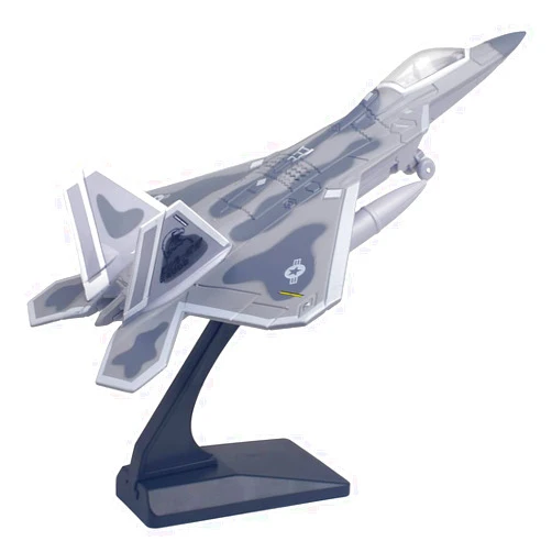 Ailejia Diecast F 22 Fighting Falcon Airplane Model Military Plane Pull Back with Lights and Sounds Fighter Jet Toys for Boys
