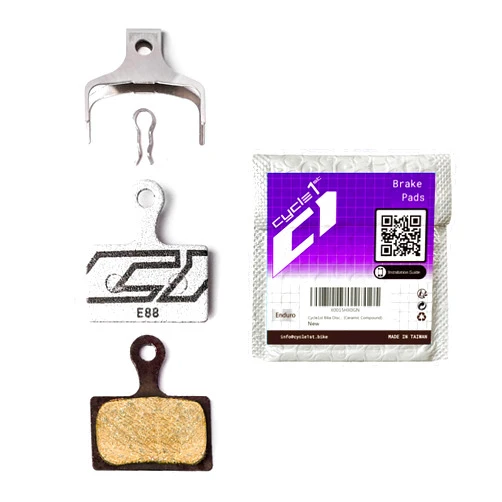 Cycle1st Bike Disc Brake Pads Compatible with/Replacement for Shimano Dura Ace Ultegra 105 Tiagra GRX XTR XT SLX Metrea Rever Surron Tektro TRP -Braking Stability for Road/Mountain Bikes 88
