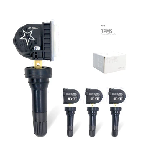 Techie 4PCS TPMS Sensor 315Mhz Tire Pressure Monitoring Sensor Compatible for Chevrolet GMC Saturn SAAB Buick Hummer Suzuki Pontiac Cadillac Replace#13598771 13598772 13586335 13581558