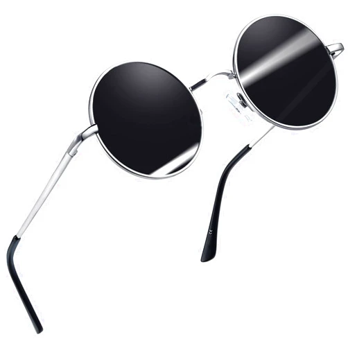 Joopin Hippie Round Sunglasses for Women Men Circle Sun Glasses UV400 Protection