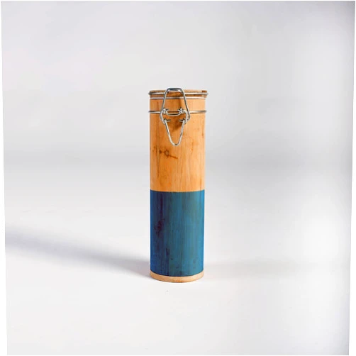 MIANZI Bamboo Multipurpose Doco Blue, Already Assembled, Traditional and Contemporary, 1 Piece