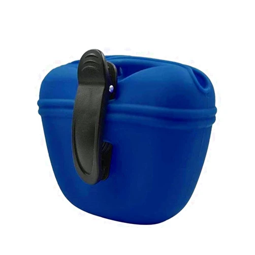 RoyalCare Silicone Dog Treat Pouch-Small Training Bag-Portable Dog Treat Bag for Leash with Magnetic Closure and Waist Clip[US Design Patent]